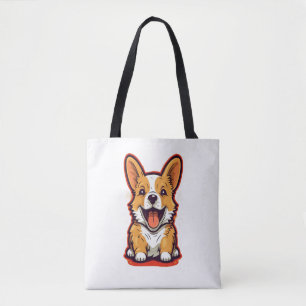 Happy and Niedlich Corgi - Adorable Design for Dog