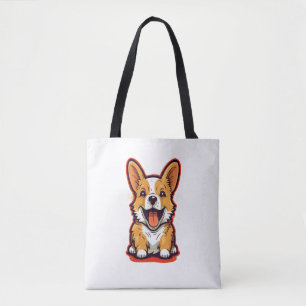 Happy and Niedlich Corgi - Adorable Design for Dog
