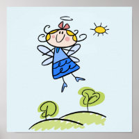 Happy Angel Fairy Jumping und Tanzen Außenbereich