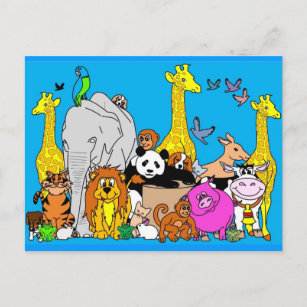 Happy Animals Postkarte