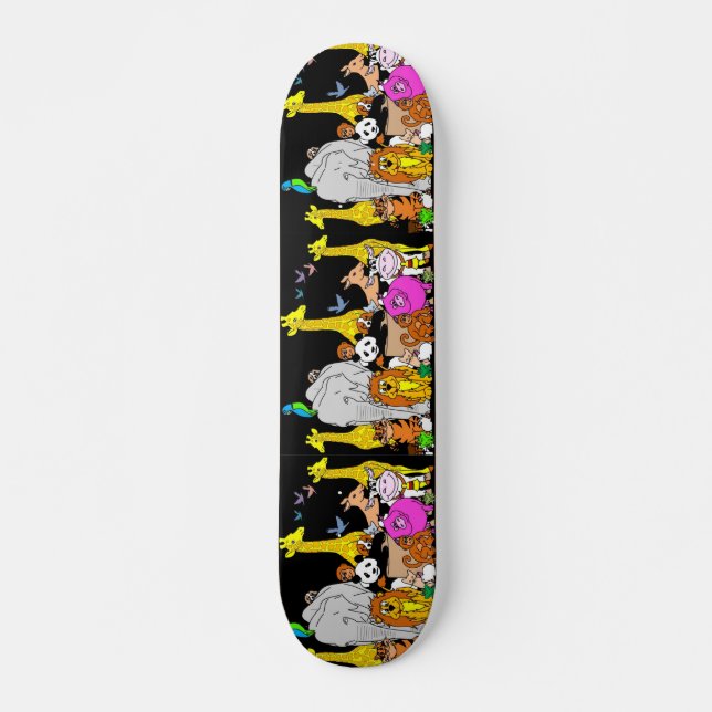 Happy Animals Skateboard (Vorne)