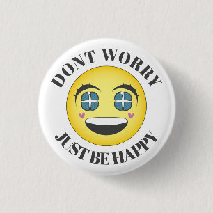 Happy Animes Gesicht Button