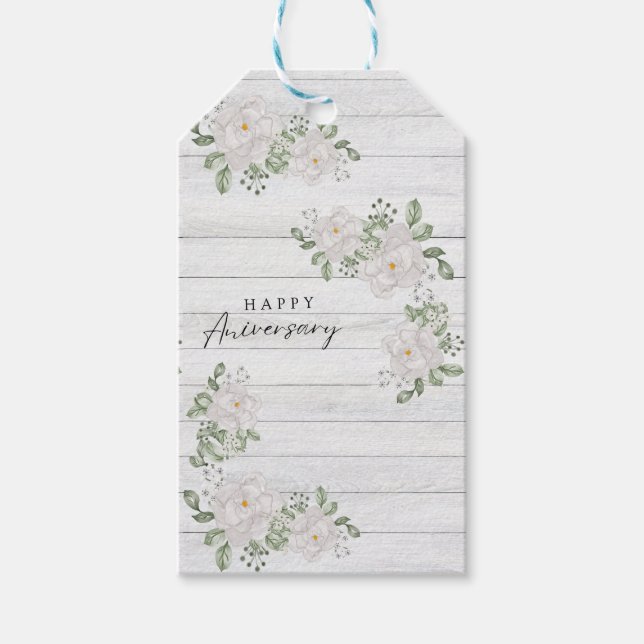 HAPPY ANIVERSARY GESCHENKANHÄNGER (Vorderseite)