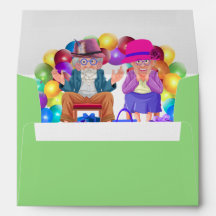 Happy Anniversary Ältere Großeltern Umschläge