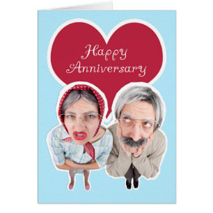 Happy Anniversary Altes Verheiratetes Paar