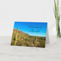 Happy Anniversary Arizona Wüste Südwestkaktus