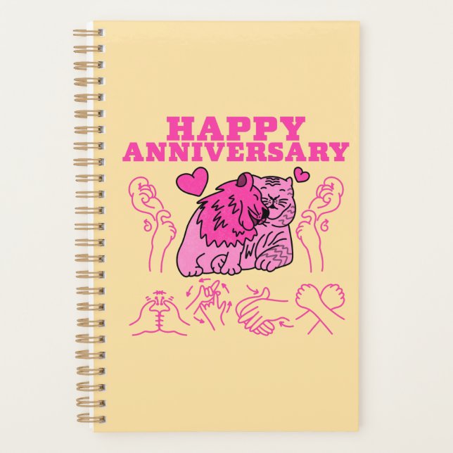 Happy Anniversary - ASL Design Planer (Vorderseite)