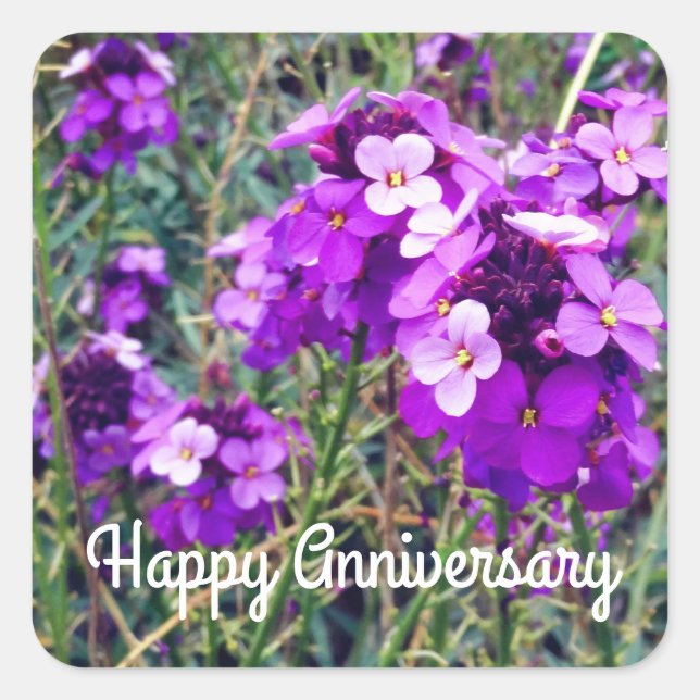 Happy Anniversary Bowles Mauve #1 Stickers (Vorderseite)