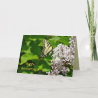 Happy Anniversary Butterfly Card von Janz