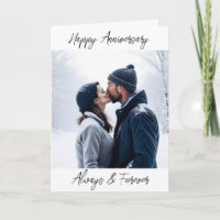 Happy Anniversary immer und für immer Personalisie