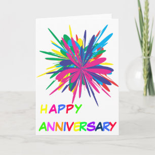 HAPPY ANNIVERSARY KARTE