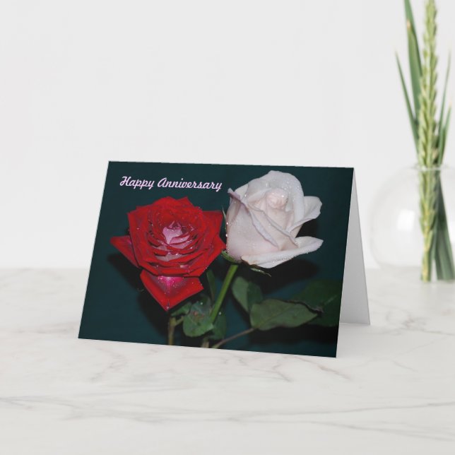 Happy Anniversary Karte (Vorderseite)
