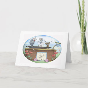 Happy Anniversary Mice Karte