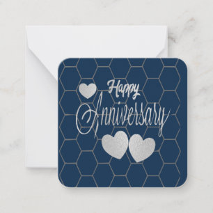 Happy Anniversary Notecard Mitteilungskarte