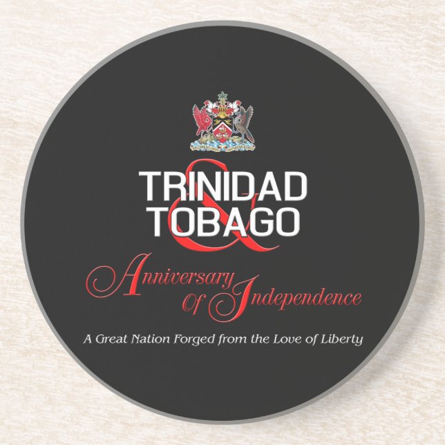 Happy Anniversary of Independence T&T Untersetzer (Vorne)