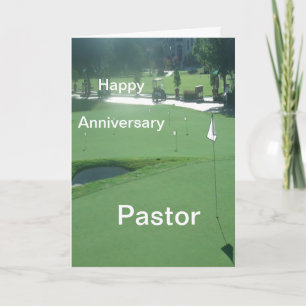 Happy Anniversary Pastor Karte
