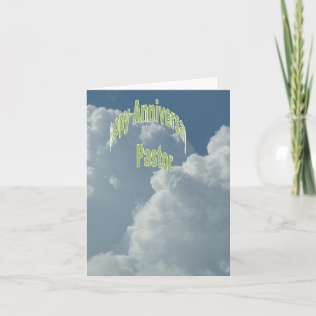 Happy Anniversary Pastot Karte (Vorderseite)