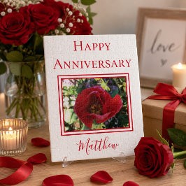 Happy Anniversary Rose Foto Thema Puzzle