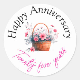 Happy anniversary stickers 