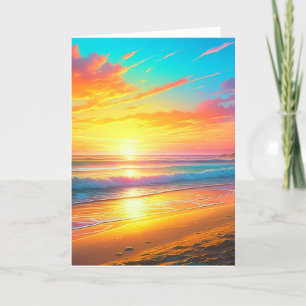 Happy Anniversary Sweetheart   Kunst am Meer Karte