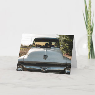 Happy Anniversary Vintages Paar in Car Card Karte