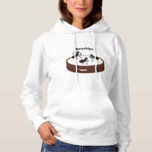 Happy ants Eis Skaten auf Keks Cartoon Hoodie