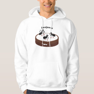 Happy ants Eis Skaten auf Keks Cartoon Hoodie