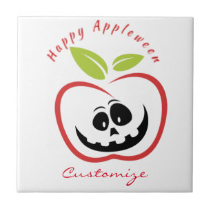 Happy Apple zwischen Jack O'lantern Thunder_Cove Fliese