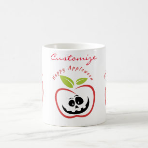 Happy Apple zwischen Jack O'lantern Thunder_Cove Kaffeetasse
