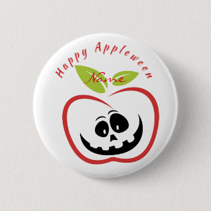 Happy Appleween Jack O'lantern Thunder_Cove Button
