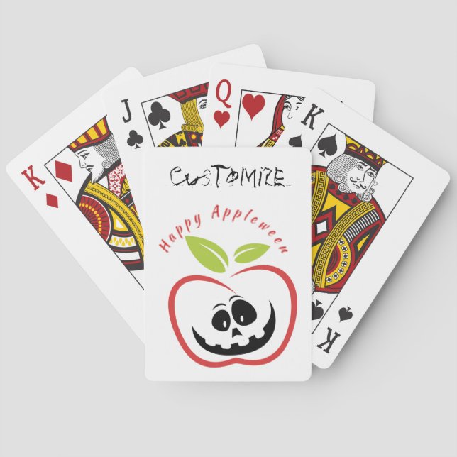 Happy Appleween Jack O'lantern Thunder_Cove Spielkarten (Rückseite)