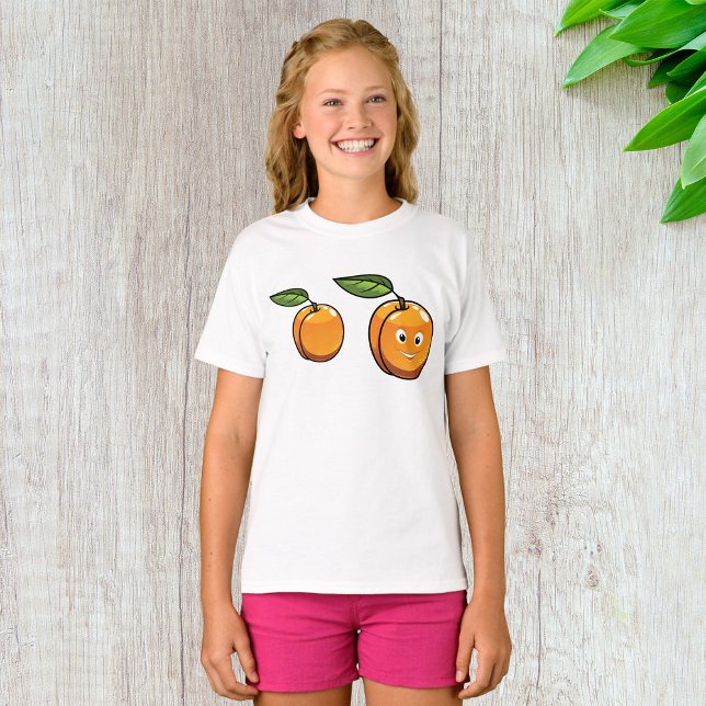 Happy Apricot Girls T - Shirt (Von Creator hochgeladen)
