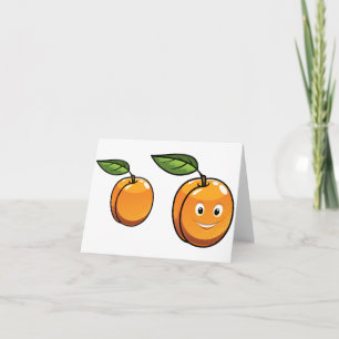 Happy Apricot Note Cards Karte