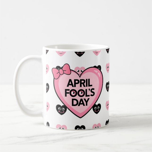 Happy April Fool's Day Gift Idee Kaffeetasse (Links)