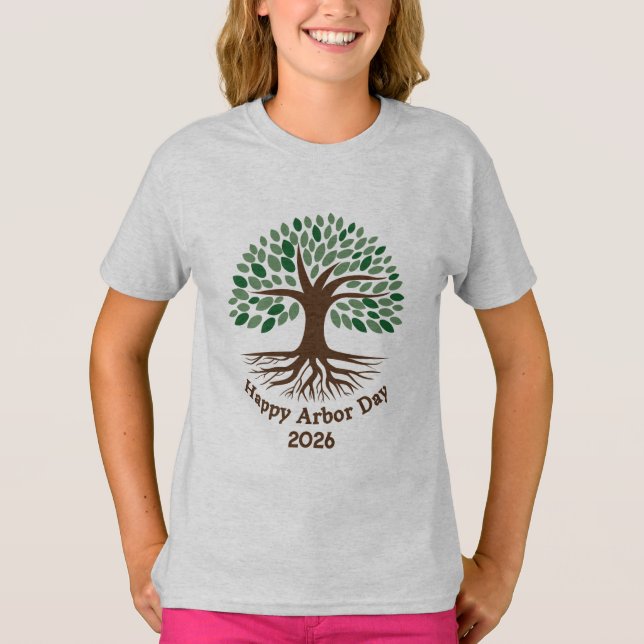 Happy Arbor Day T-Shirt (Vorderseite)