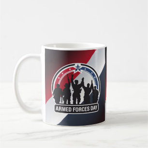 Happy Armed Forces Day Gift Idee Kaffeetasse