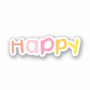 HaPpY Aufkleber