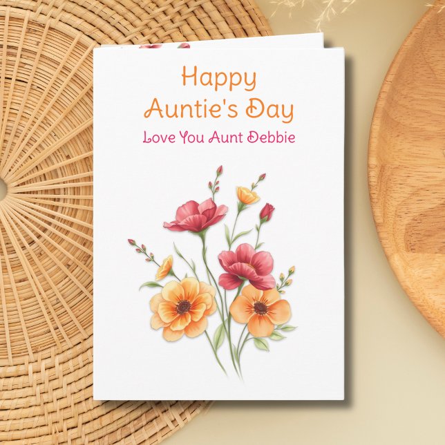 Happy Auntie's Day Karte (Von Creator hochgeladen)
