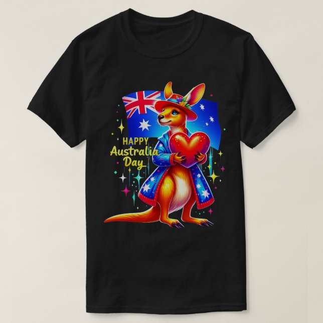Happy Australia Day 1 T-Shirt (Design vorne)