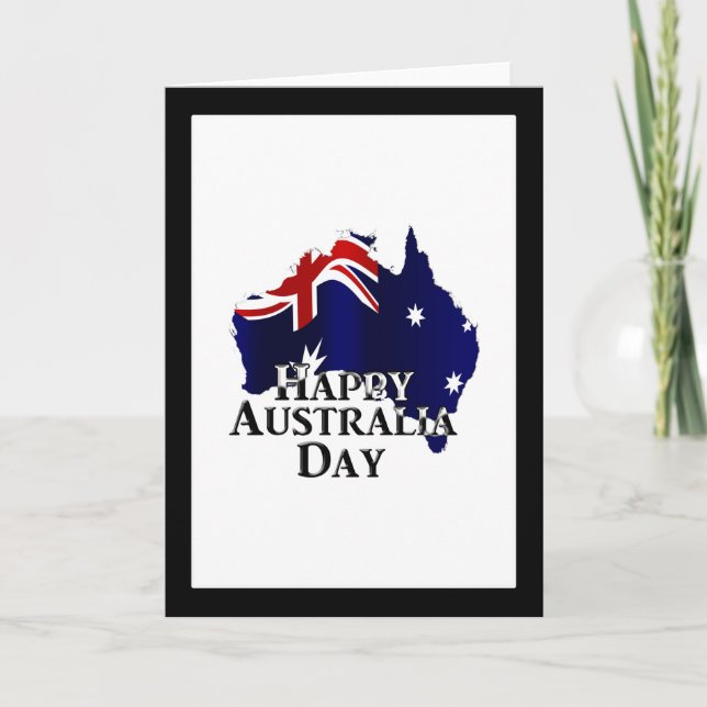 Happy Australia Day Karte (Vorderseite)