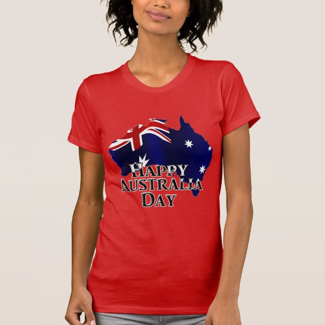 Happy Australia Day T-Shirt (Vorderseite)