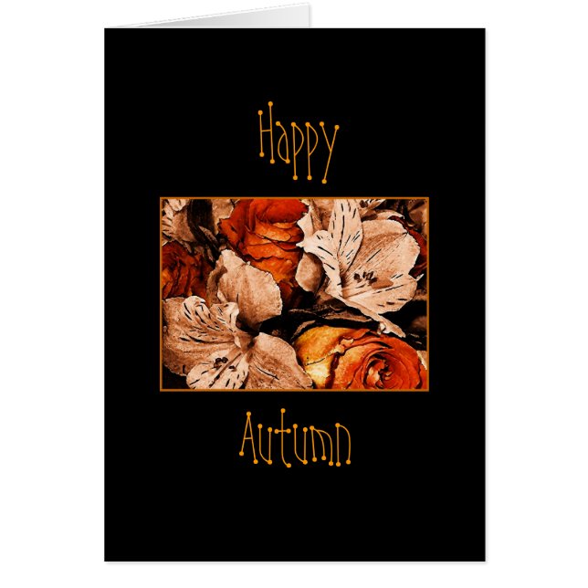 Happy Autumn Card (Vorne)