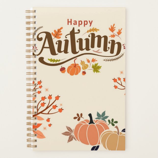 Happy Autumn Plananner Planer (Vorderseite)