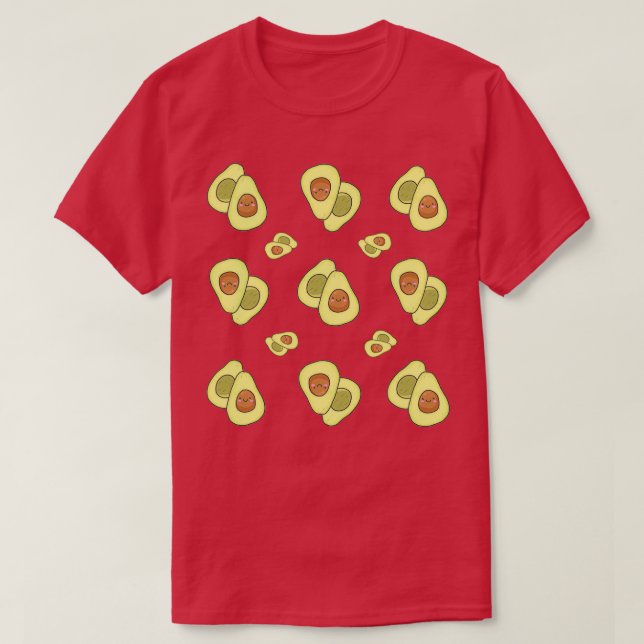 Happy Avocado 28 T-Shirt (Design vorne)