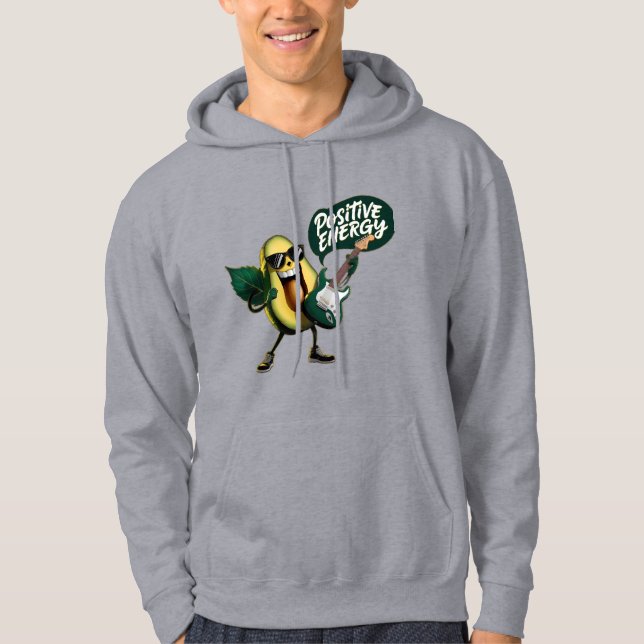 Happy Avocado Design Hoodie (Vorderseite)