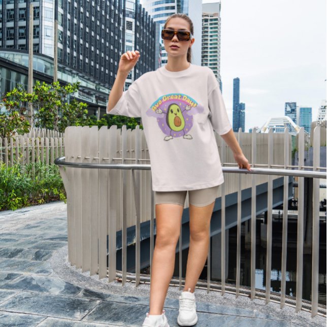 Happy Avocado Lächeln T-Shirt (Von Creator hochgeladen)