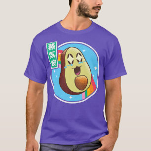 Happy Avocado Retro Japan Style 80er Otaku Vaporwa T-Shirt