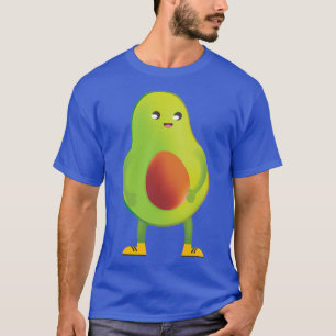 Happy Avocado veganes Obstgeschenk niedliche Liebe T-Shirt