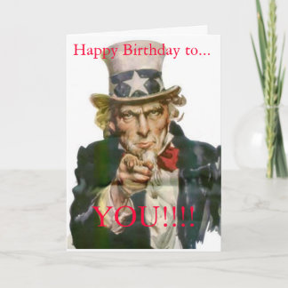 Happy B-Day Karte