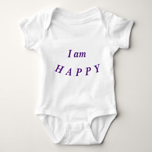 Happy Baby Baby Strampler (Vorderseite)